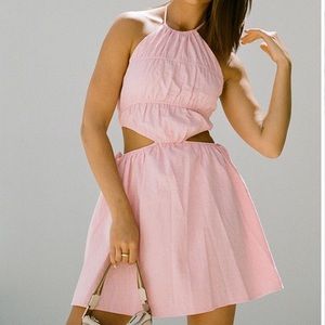 Sabo Skirt Backless Caliana Dress, Light Pink, Size XS